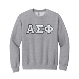 Alpha Sigma Phi Fraternity Greek Letter Crewneck Sweatshirt