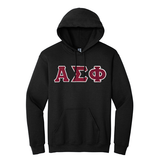 Alpha Sigma Phi Fraternity Greek Letter Hoodie