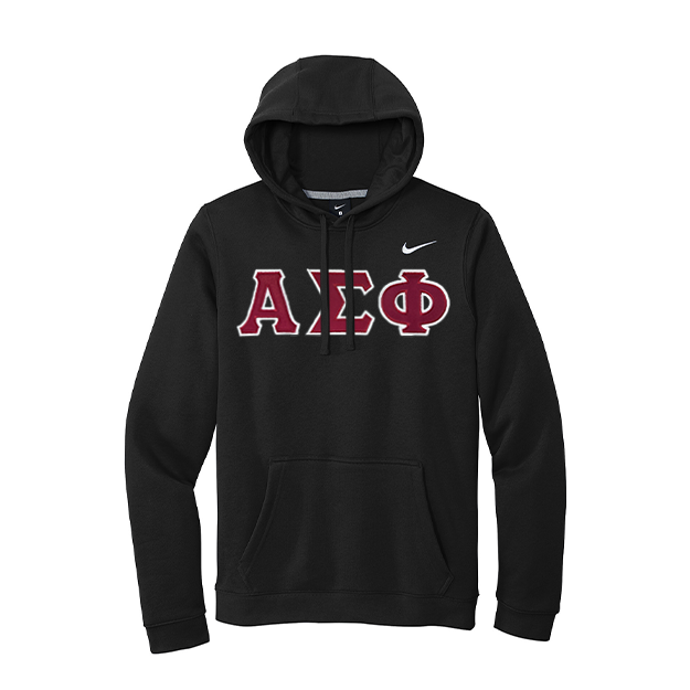 Alpha Sigma Phi Nike Greek Letter Hoodie greekclothingco