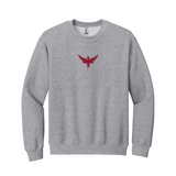 Display your Alpha Sigma Alpha sisterhood with joy and classic style in this Gildan crewneck sweatshirt. It features your cherished ΑΣΑ Phoenix expertly embroidered on the center chest in crimson red