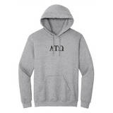 Represent the brotherhood of Alpha Tau Omega with this quality Gildan hoodie. Your distinguished ΑΤΩ official letters are meticulously embroidered on the chest for a timeless and durable presentation
