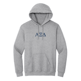 Wear your Alpha Xi Delta embroidered Greek letters with confidence in this beautifully styled Gildan hoodie. Your cherished ΑΞΔ Greek letters are expertly embroidered on the center chest