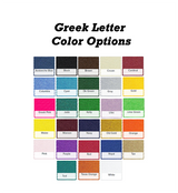 Zeta Psi Fraternity Sewn on Greek Letter Gildan T-shirt greek letter color options