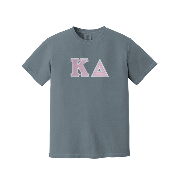 Kappa Delta Sorority Greek Letter Comfort Colors T Shirt XXXL 4.00