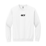 Display your Phi Kappa Psi identity with pride in this polished style Gildan crewneck sweatshirt. It features your esteemed ΦΚΨ Greek letters expertly embroidered on the center chest in black.