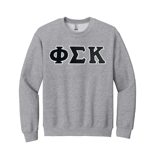 Phi Sigma Kappa Greek Letter Crewneck Sweatshirt – Greek Clothing