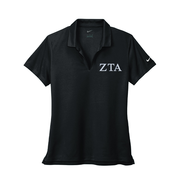 Nike dri fit polo embroidered discount