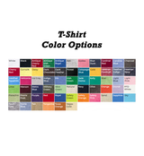 Fraternity Greek Letter Gildan T-shirt color options
