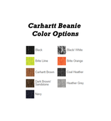 Fraternity Greek Letter Carhartt Beanie