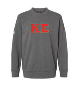 Adidas Crewneck With Sewn on Greek Letters
