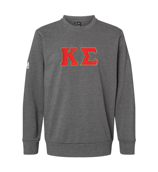 Adidas Crewneck With Sewn on Greek Letters