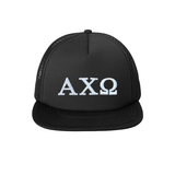 Alpha Chi Omega Foam Trucker Hat Embroidered Greek Letters