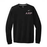 Alpha Chi Rho Nike Crewneck Embroidered Greek Letters