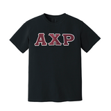 Alpha Chi Rho Sewn on Greek Letter Comfort Colors T-Shirt