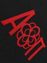 Alpha Omicron Pi Sorority Embroidered Greek Letter Infinity Rose Hoodie