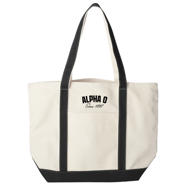 Alpha Omicron Pi Sorority Established Tote Bag
