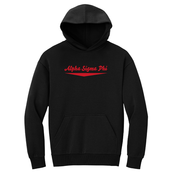 Alpha Sigma Phi Fraternity Baseline Embroidered Hoodie