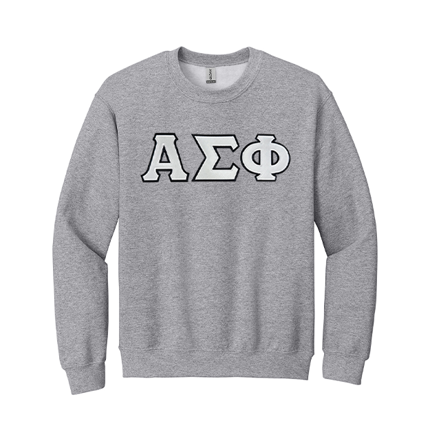 Alpha Sigma Phi Greek Letter Crewneck Sweatshirt