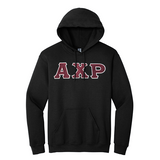 Alpha Chi Rho Sewn on Greek Letter Hoodie