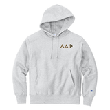 Alpha Delta Phi Fraternity Champion Reverse Weave Embroidered Greek Letter Hoodie