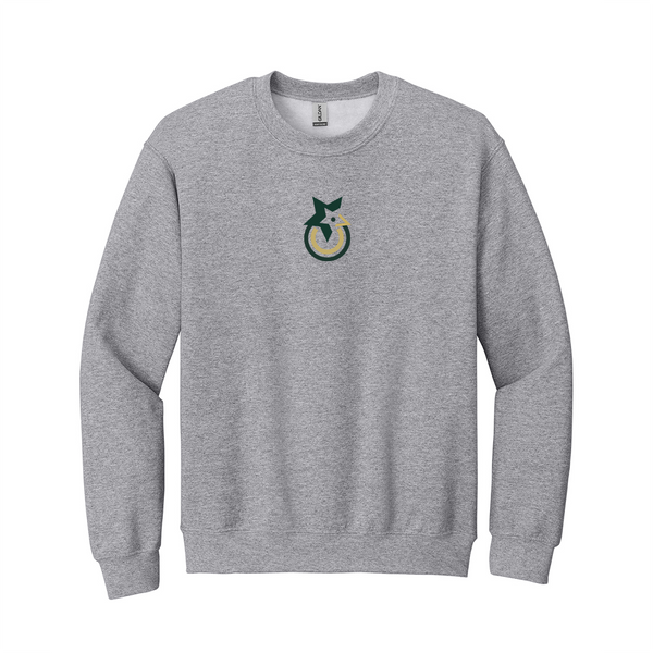 Alpha Delta Phi Fraternity Embroidered Foundation Icon Crewneck Sweatshirt. Represent your Alpha Delta Phi fraternity with distinction in this enduring Gildan crewneck sweatshirt. It showcases your ΑΔΦ foundation icon meticulously embroidered on the center chest