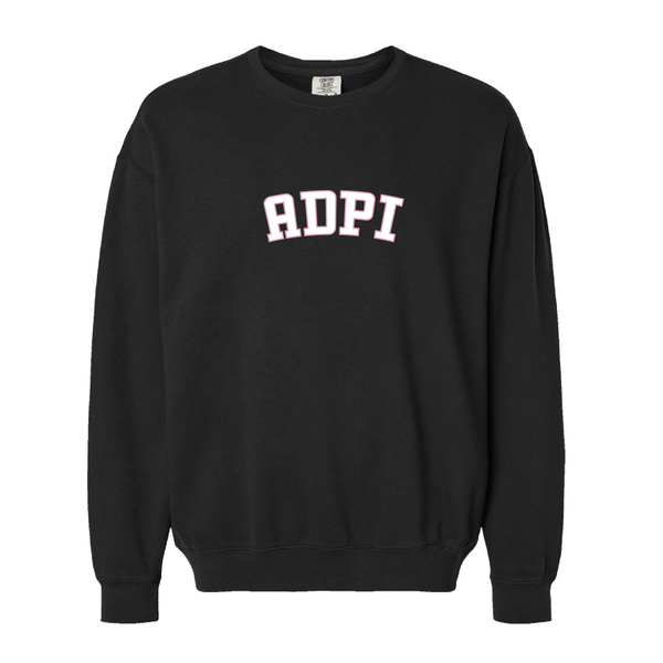 Alpha Delta Pi Sorority Varsity Basics Crewneck Sweatshirt