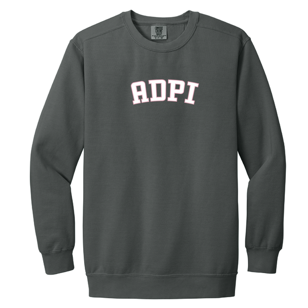 Alpha Delta Pi Sorority Varsity Basics Crewneck Sweatshirt