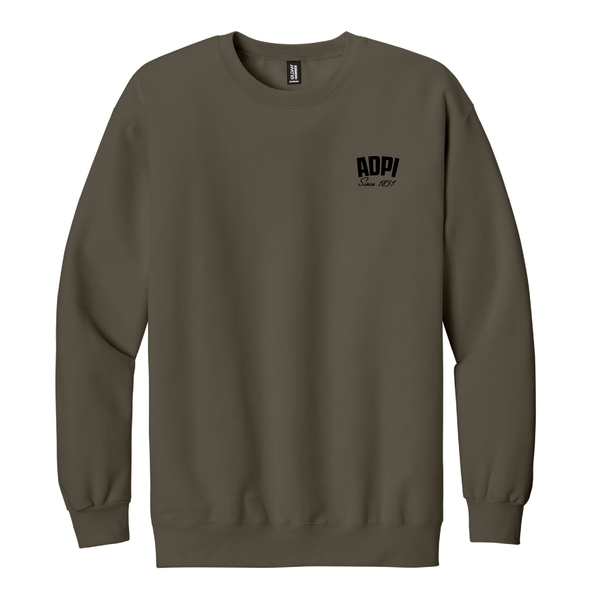 Alpha Delta Pi Sorority Established Crewneck Sweatshirt