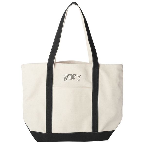 Alpha Delta Pi Sorority Varsity Basics Tote Bag