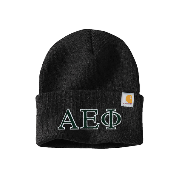 Alpha Epsilon Phi Sorority Embroidered Greek letters Carhartt Watch Cap