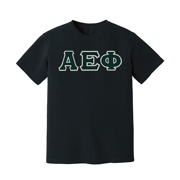 Alpha Epsilon Phi Sorority Greek Letter Comfort Colors T-shirt
