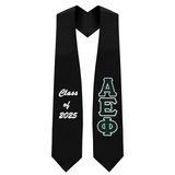 Alpha Epsilon Phi Sorority Tackle Twill Greek Letter Graduation Stole