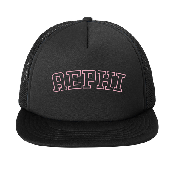 Alpha Epsilon Phi Sorority Varsity Basics Foam Trucker Hat