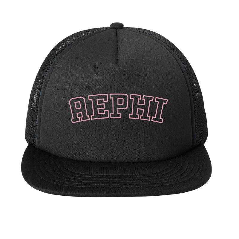 Alpha Epsilon Phi Sorority Varsity Basics Foam Trucker Hat