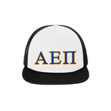 Alpha Epsilon Pi Foam Trucker Hat Embroidered Greek Letters
