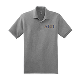 Alpha Epsilon Pi Fraternity Embroidered Greek Letter Gildan Polo