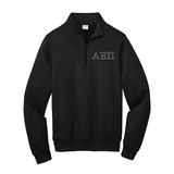 Alpha Epsilon Pi Fraternity Port Authority Quarter Zip With Embroidered Greek Letters.&nbsp;
