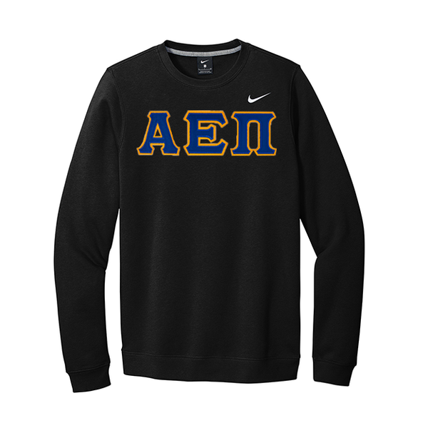 Alpha Epsilon Pi Fraternity Nike Greek Letter Crewneck Sweatshirt