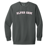 Alpha Gamma Delta Sorority Varsity Basics Crewneck Sweatshirt