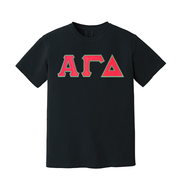 Alpha Gamma Delta Sorority Greek Letter Comfort Colors T-shirt