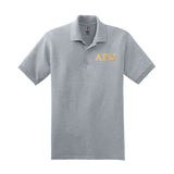 Represent your Alpha Gamma Omega fraternity with this classic embroidered Gildan polo. Your distinguished AGO Greek letters are neatly embroidered, offering a sophisticated way to display your affiliation