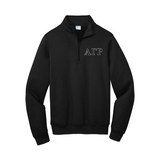 Alpha Gamma Rho Fraternity Port Authority Quarter Zip With Embroidered Greek Letters.&nbsp;