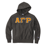 Alpha Gamma Rho Fraternity Champion Reverse Weave Greek Letter Hooded Sweatshirt&nbsp;