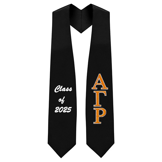 Custom Alpha Gamma Rho Fraternity Embroidered Graduation Stole