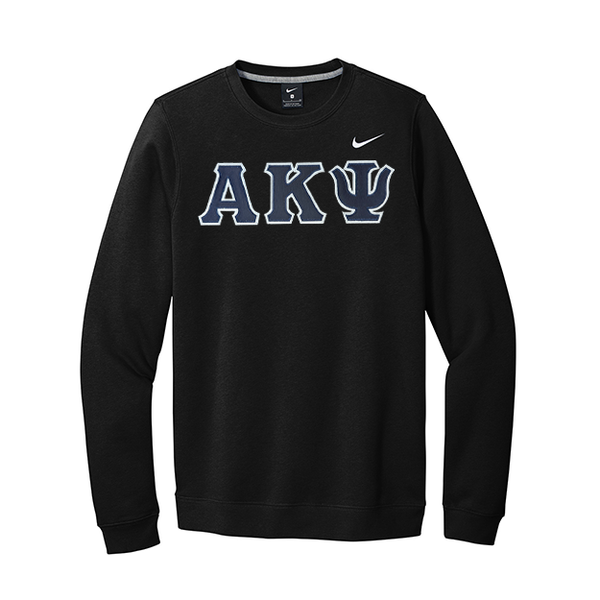 Alpha Kappa Psi Nike Greek Letter Crewneck Sweatshirt