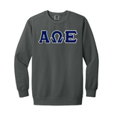 Alpha Omega Epsilon Sorority Comfort Colors Greek Letter Crewneck Sweatshirt