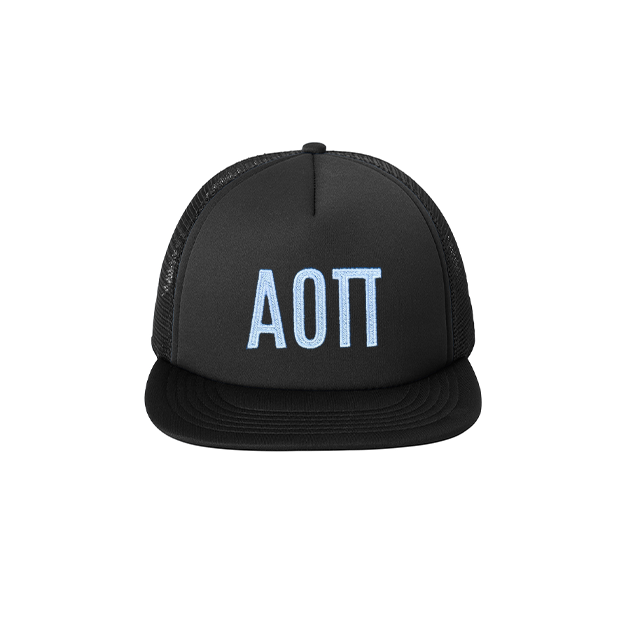 Alpha Omicron Pi Sorority Foam Trucker Hat Embroidered Greek Letters