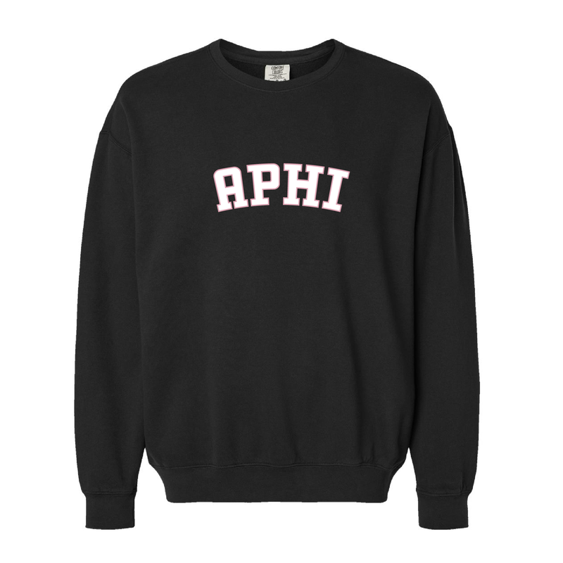Alpha Phi Sorority Varsity Basics Crewneck Sweatshirt