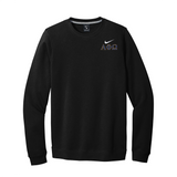Alpha Phi Omega Fraternity Nike Embroidered Greek Letter Crewneck Sweatshirt