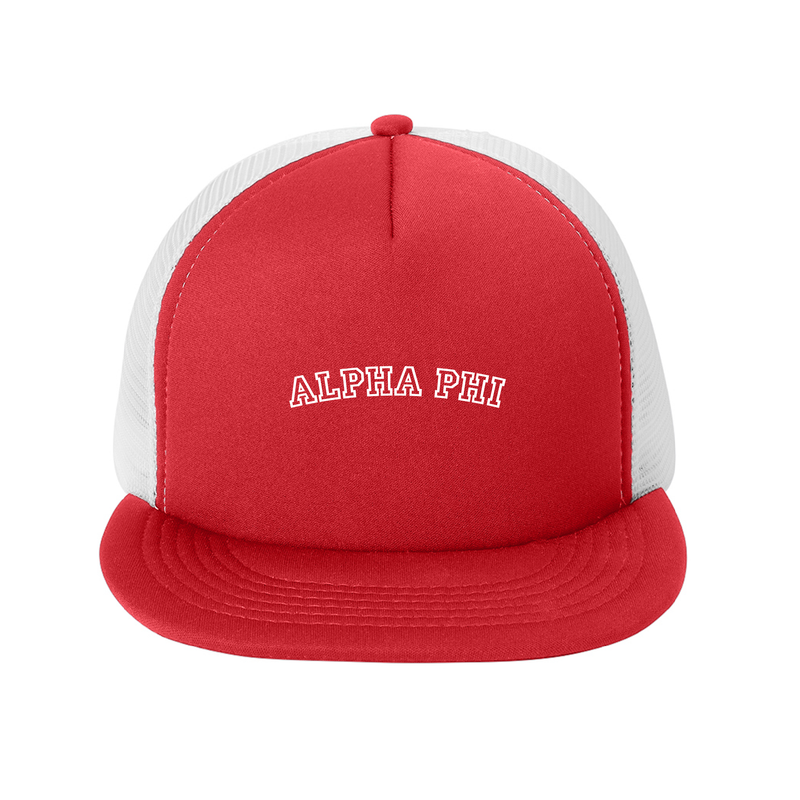 Alpha Phi Fall Essentials Foam Trucker Hat